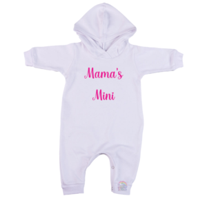 Mama’s Mini Hooded Romper (0-24mnts)