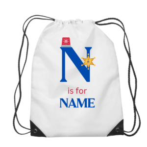 Personalized Boy Drawstring Bag